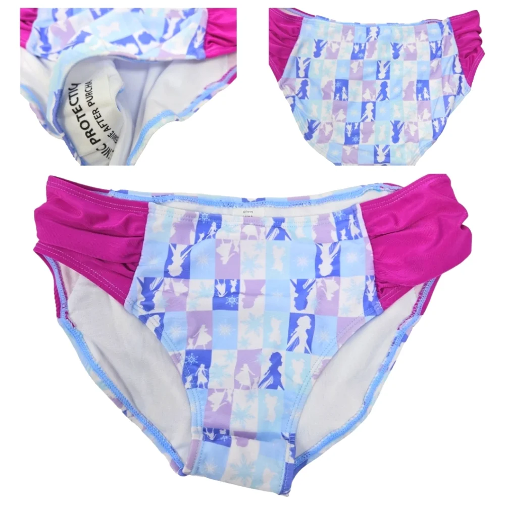 Disney Swim Mix & Match Set Kids Size 10/12 NWT Frozen Tops Bottoms
